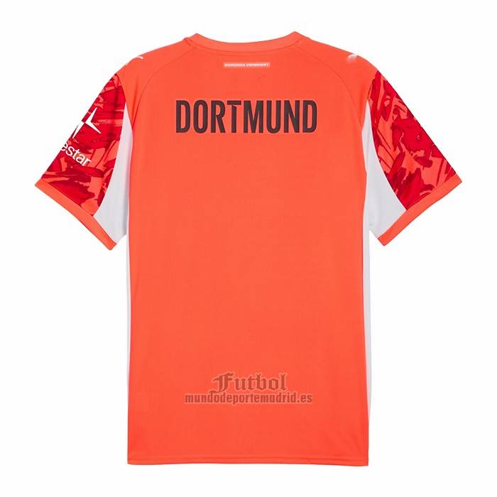 Camiseta Borussia Dortmund Portero Segunda 2025-2026 Rojo